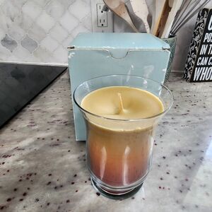 PARTYLITE'S FALL FRUITS SLIM HURRICANE JAR CANDLE